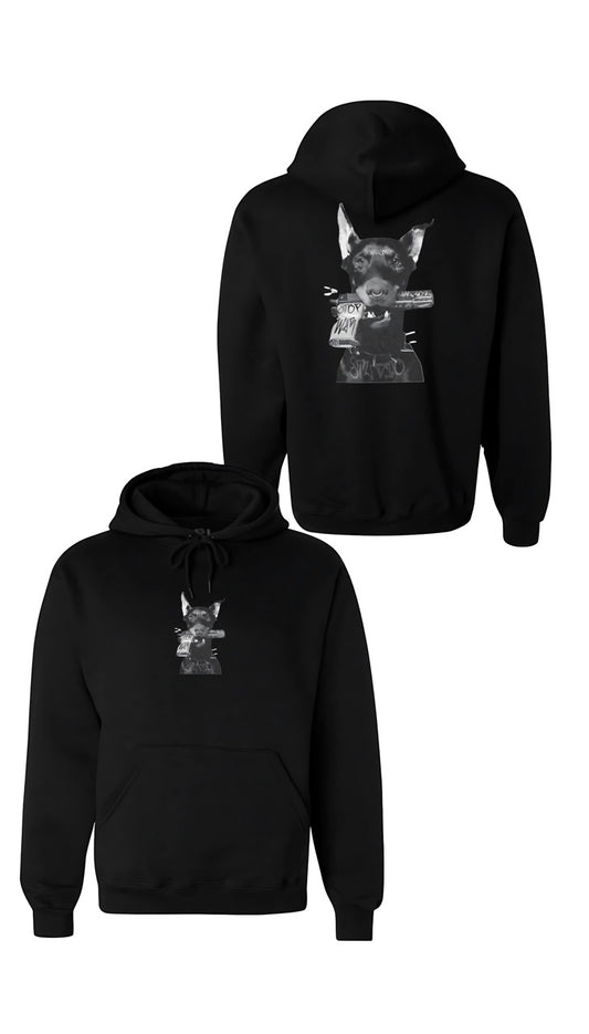 Black Dobermann Hoodie