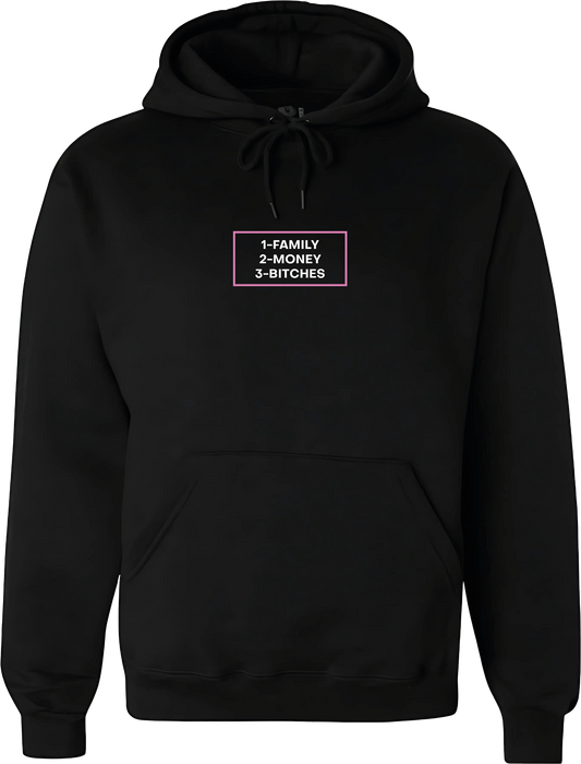 SWEATSHIRT Central Cee- Bitches 3rd Money 2nd Family 1st 🎙️