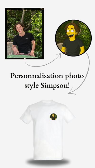T-Shirt personnalisé SIMPSON