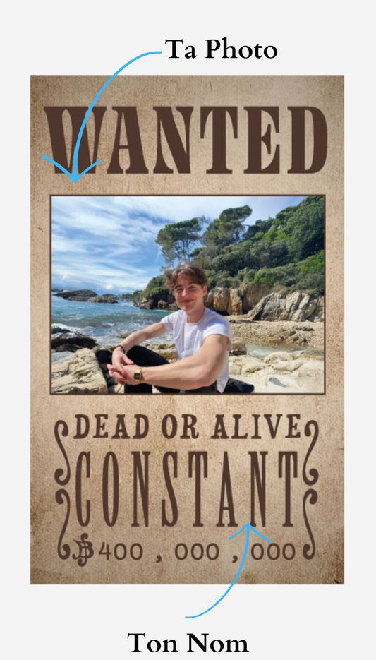 Personalized Wanted Poster Sweatshirt