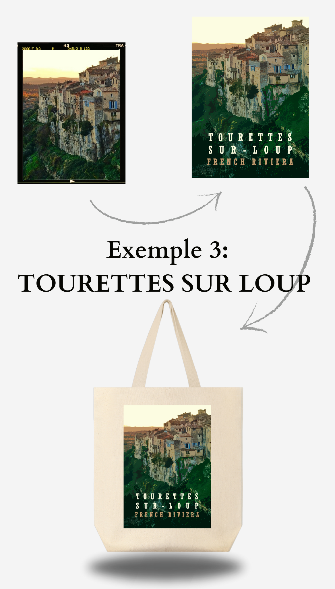 Tote-Bag personnalisé avec la ville de ton choix!