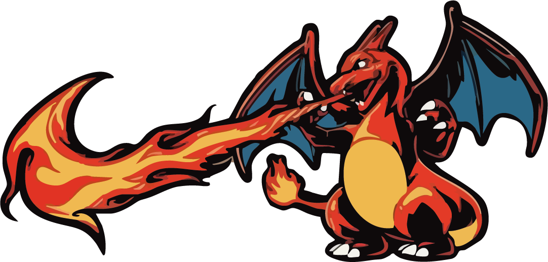 Camiseta de Charizard - Pokémon