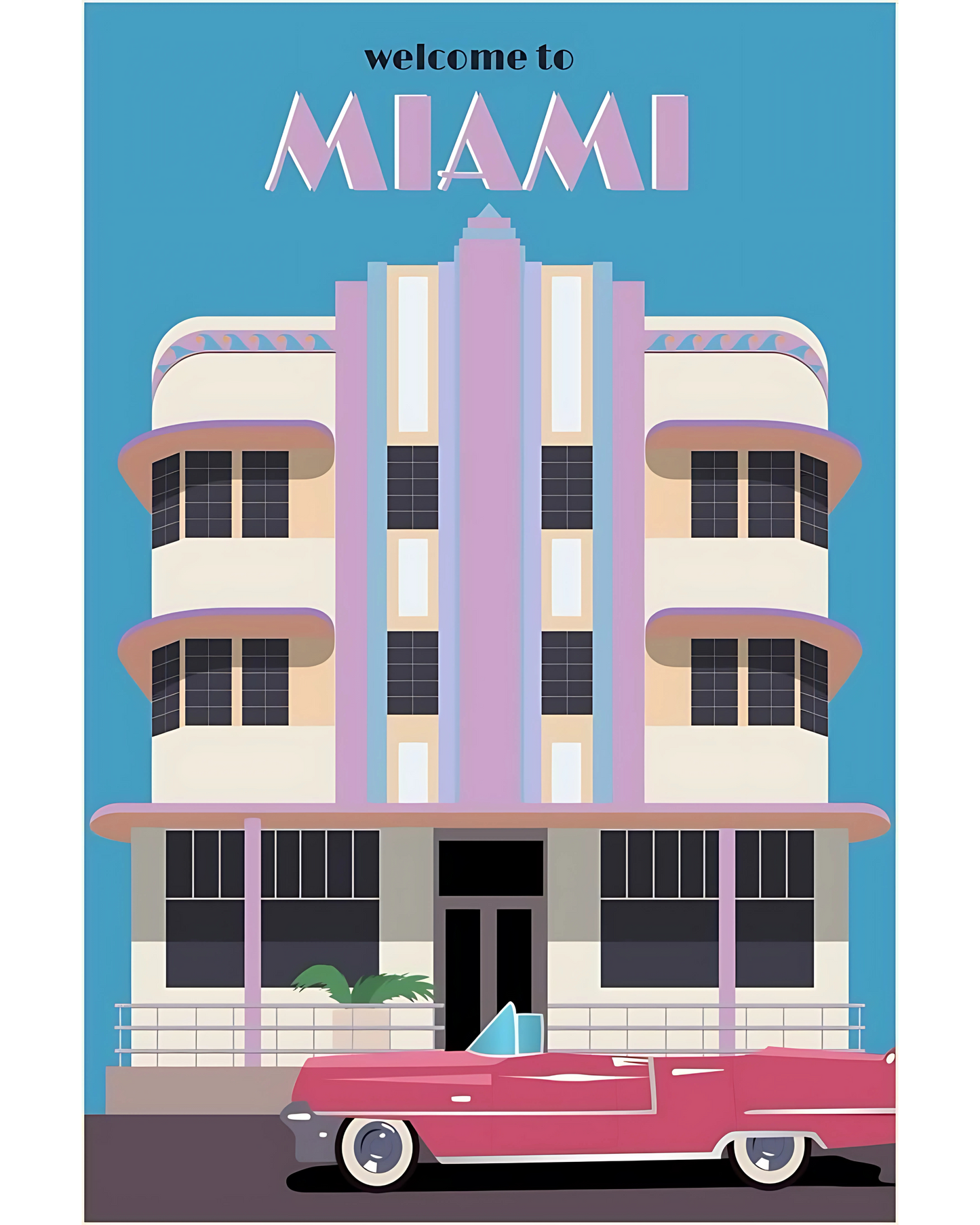 Miami New Yorker T-Shirt