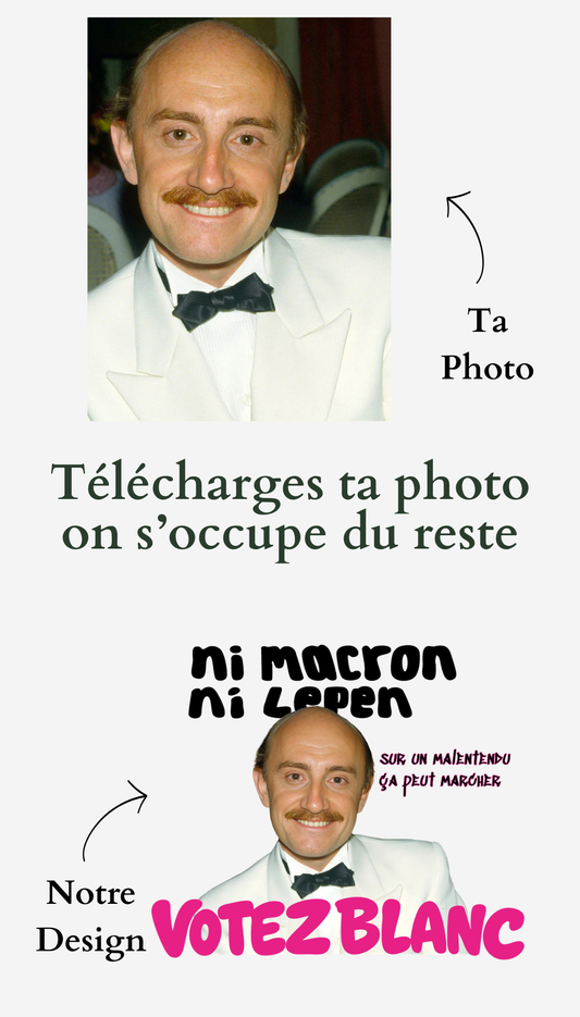 T-shirt Élection présidentielle personnalisé