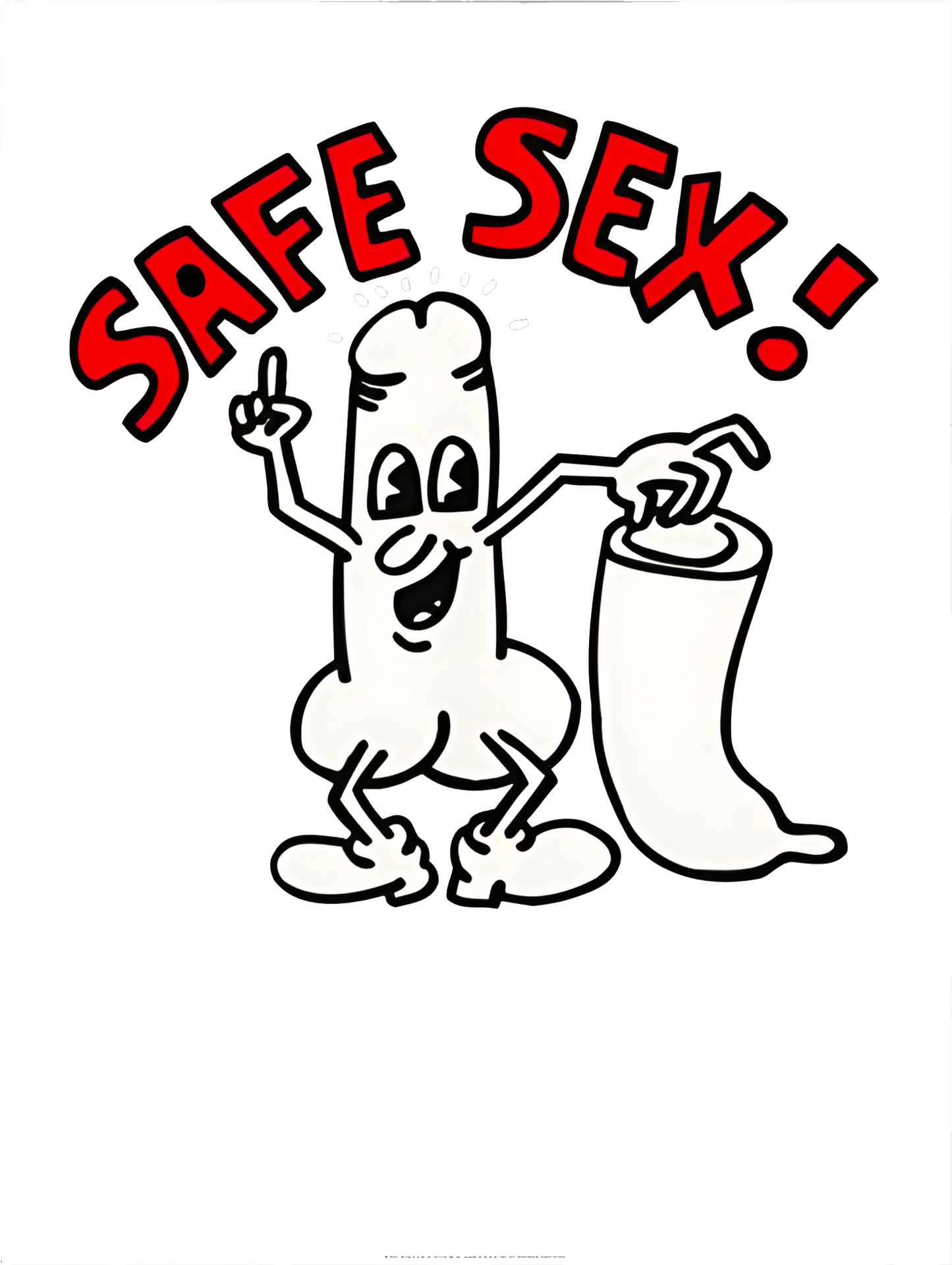 Keith Haring T-Shirt - Safe Sex