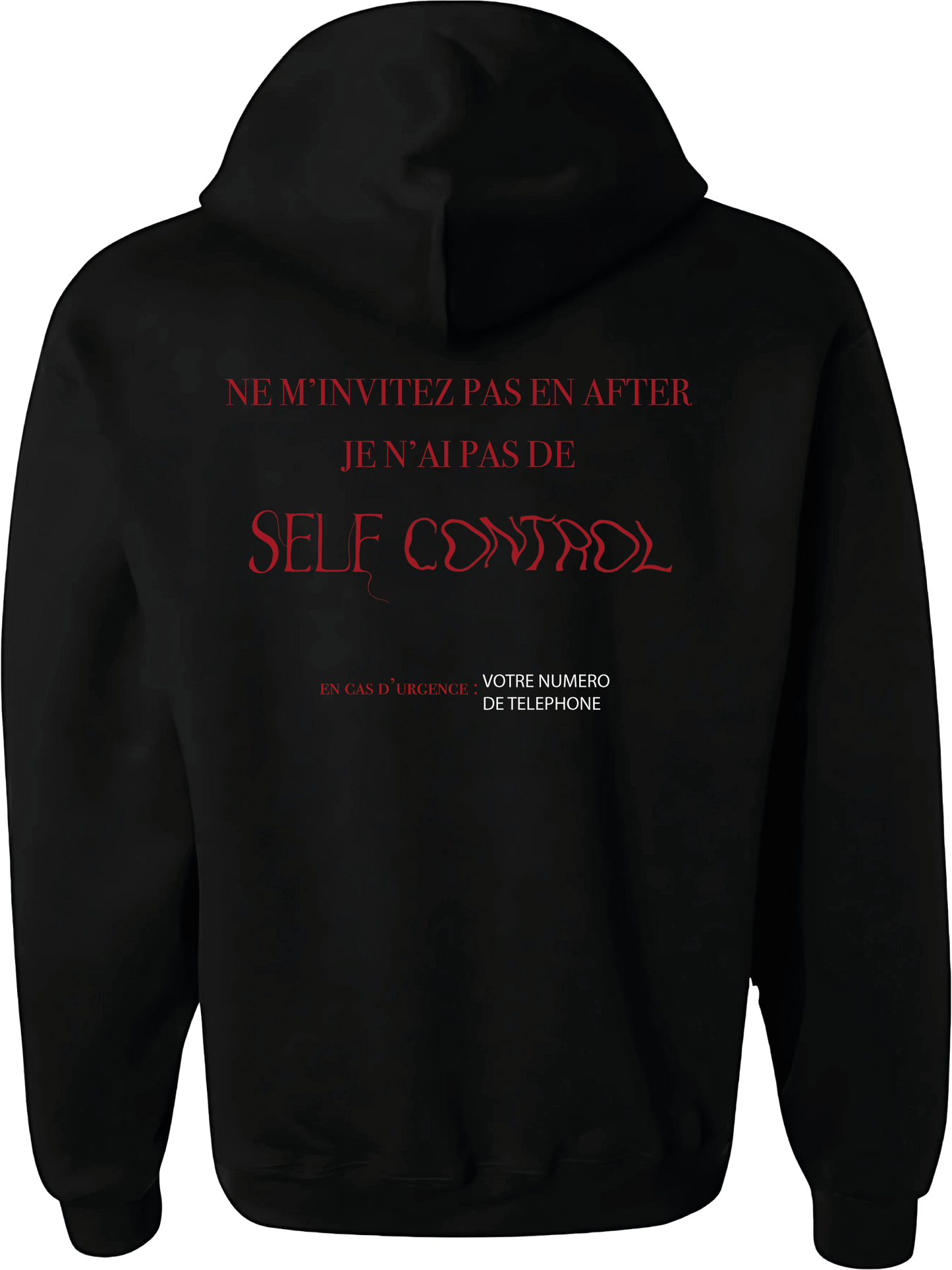 Customizable “No Self Control” T-SHIRT or SWEATSHIRT