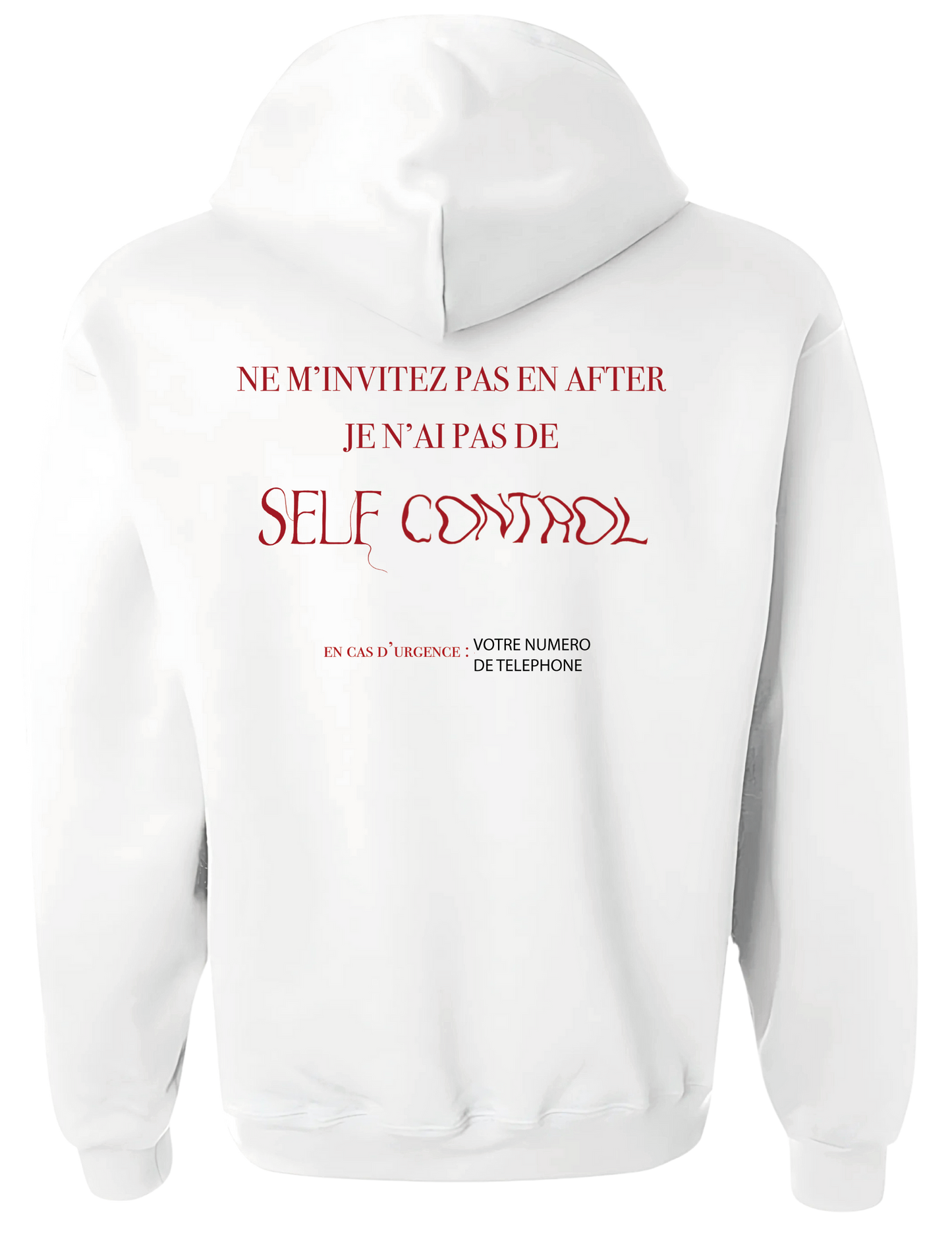 Customizable “No Self Control” T-SHIRT or SWEATSHIRT