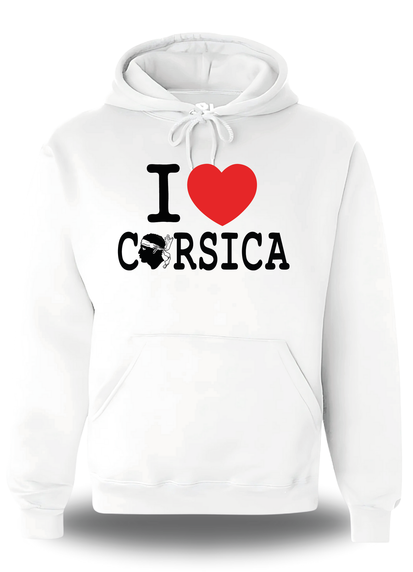 Sweatshirt I Love Corsica Tête de Maure