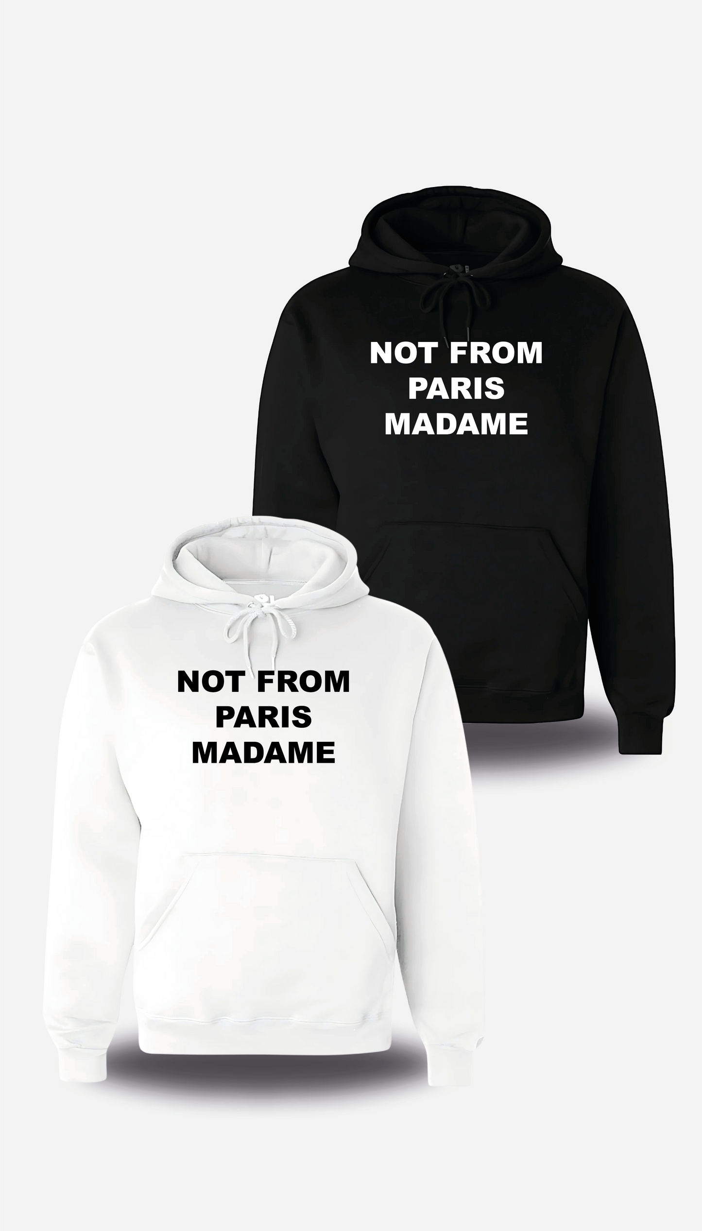Sweatshirt Not From Paris Madame