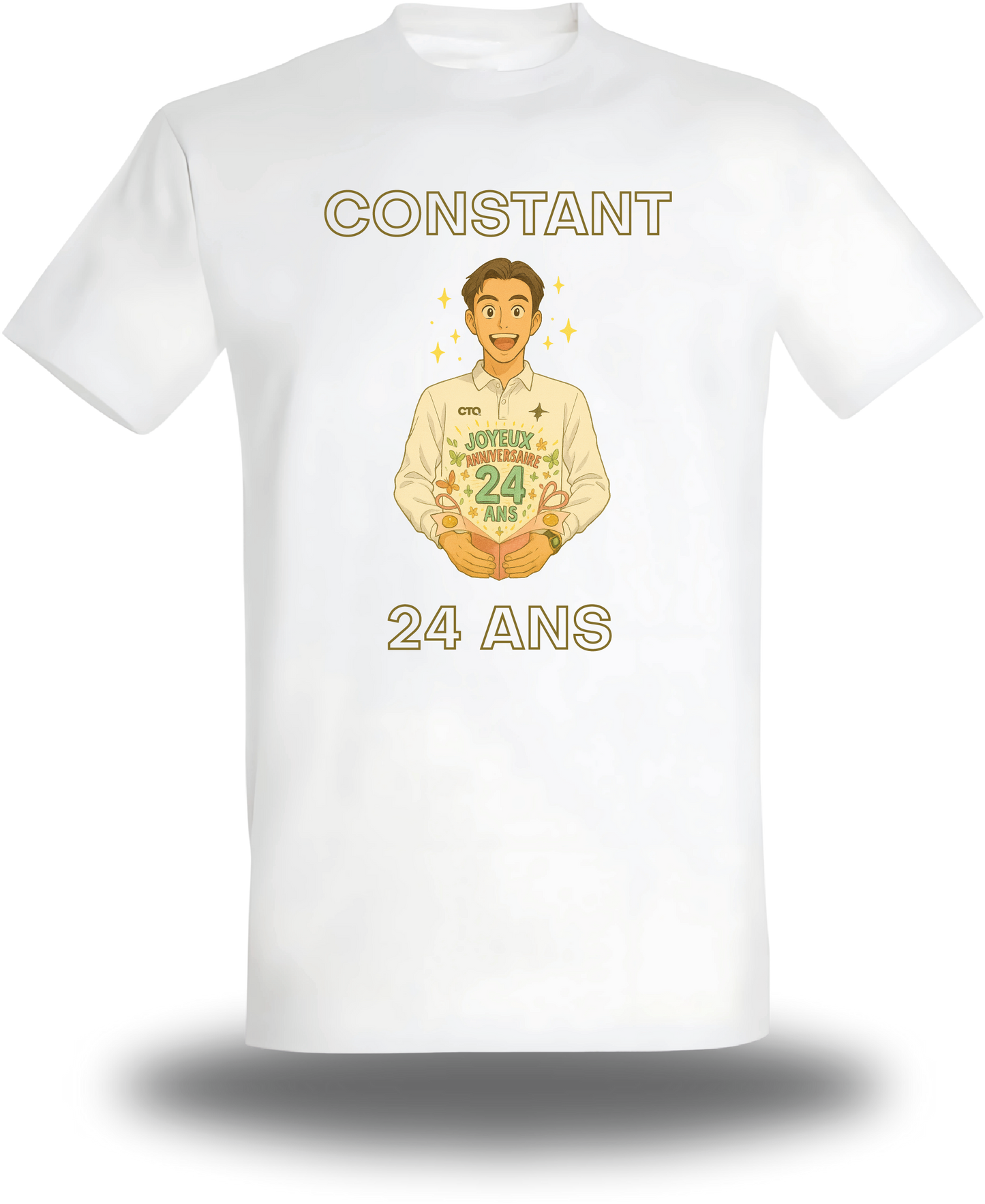 T-Shirt Anniversaire personnalisé
