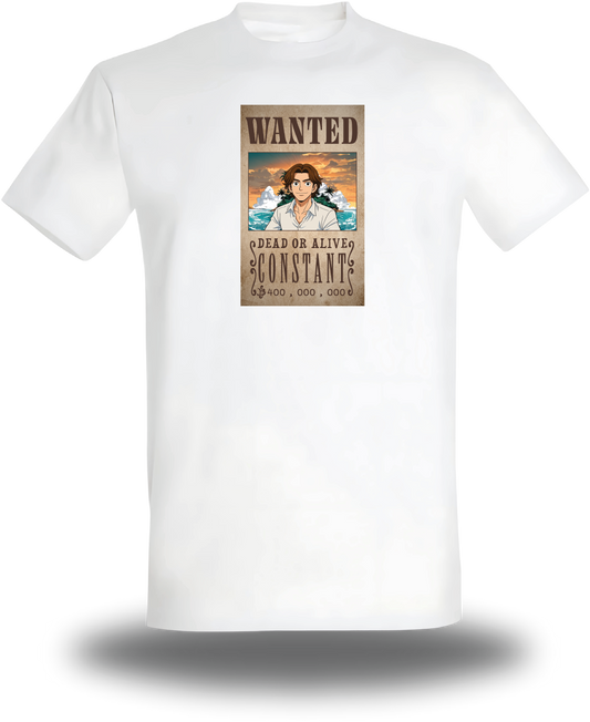 T-Shirt personnalisé One Piece Avis de Recherche