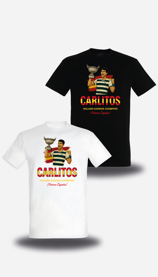 Carlos Alcaraz Roland-Garros Champion T-Shirt