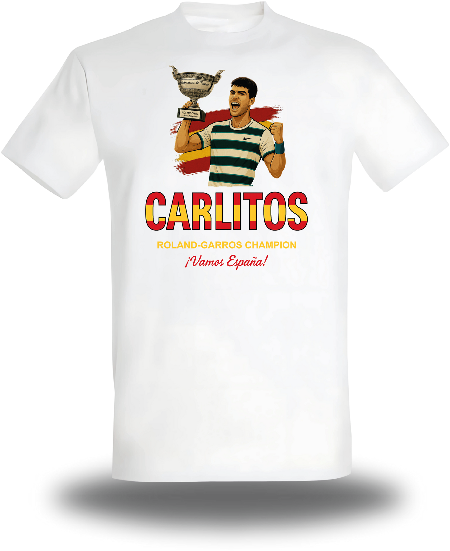 Carlos Alcaraz Roland-Garros Champion T-Shirt