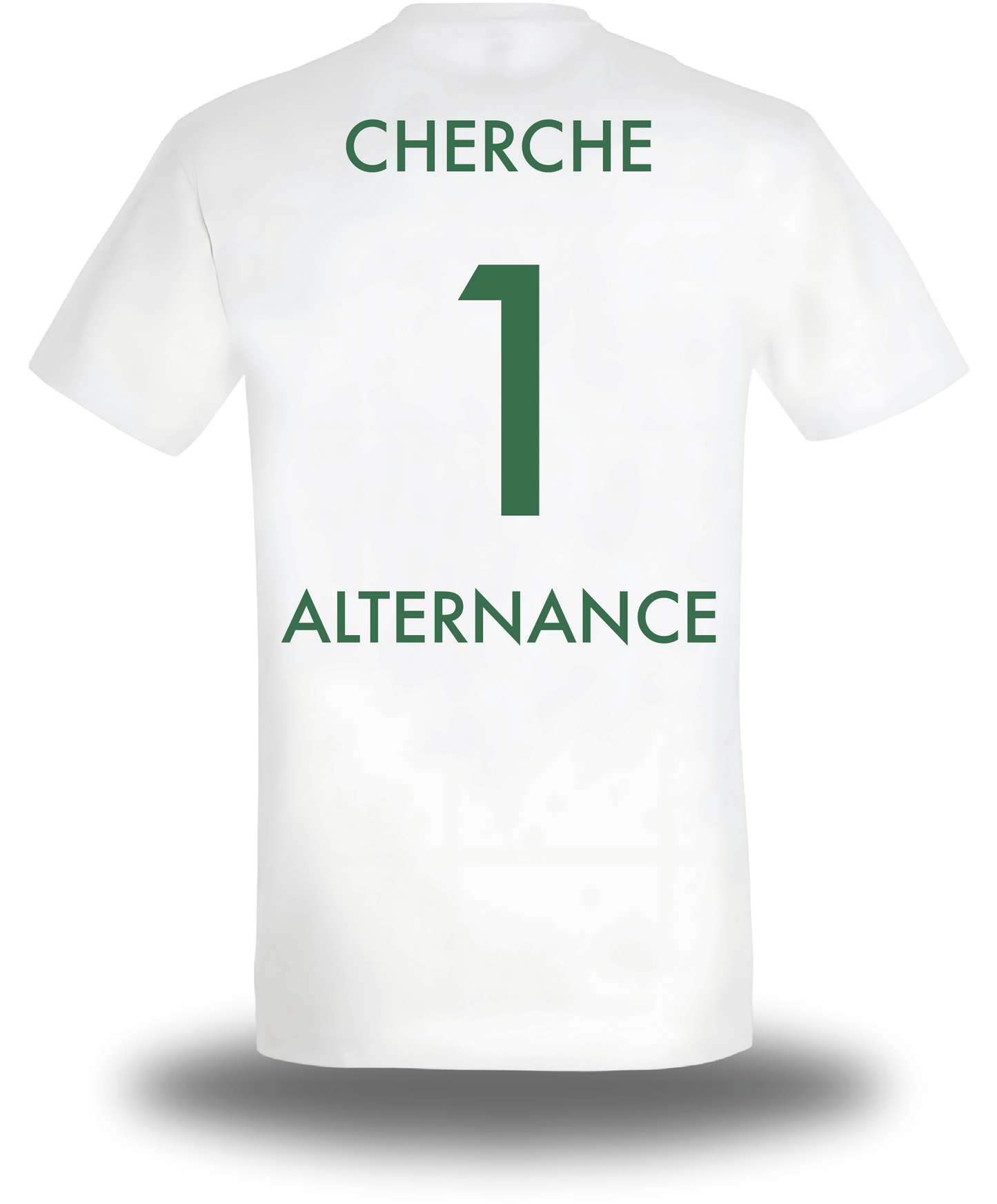 T-Shirt CV personnalisé - Cherche 1 Alternance