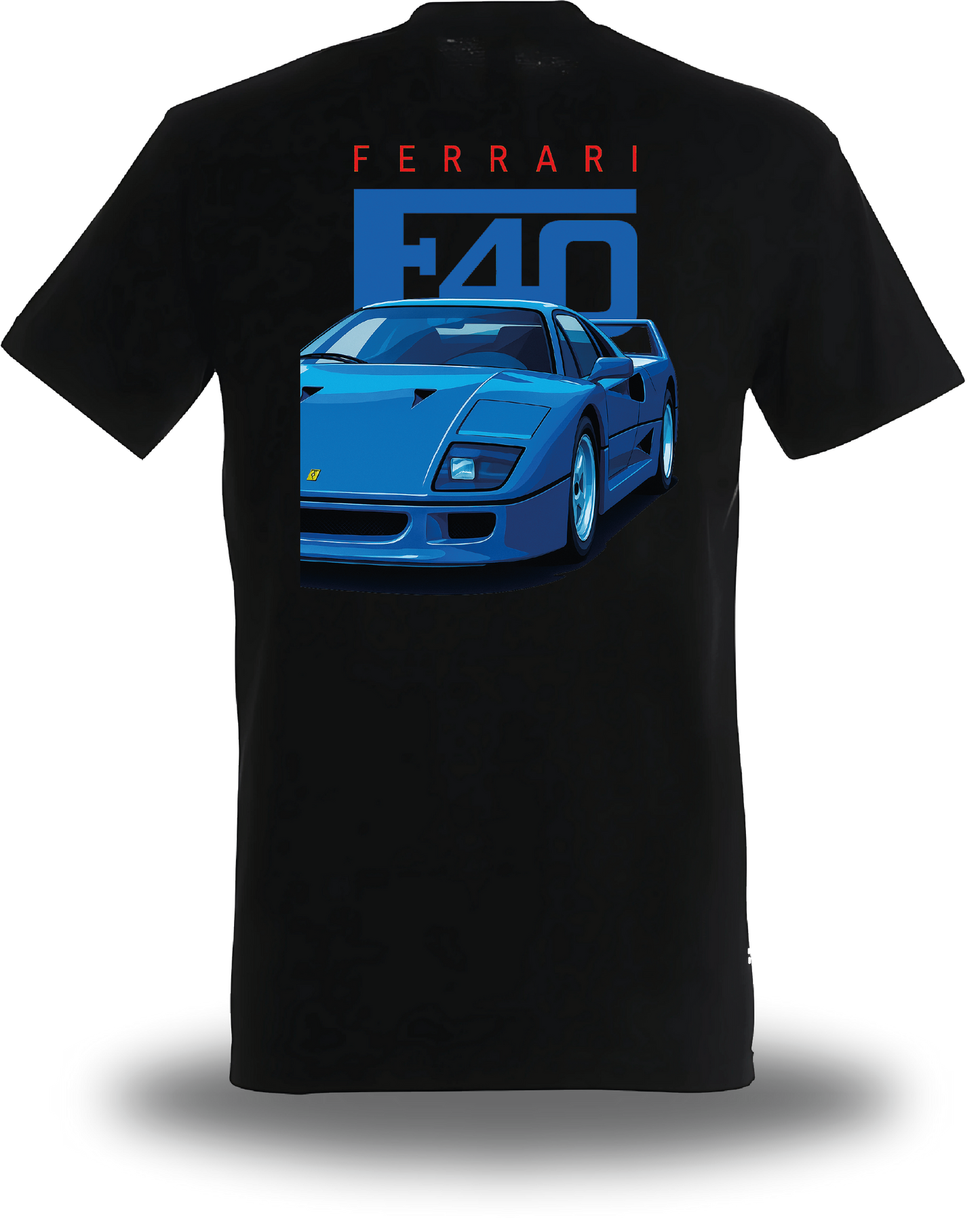 T-Shirt Ferrari Bleu