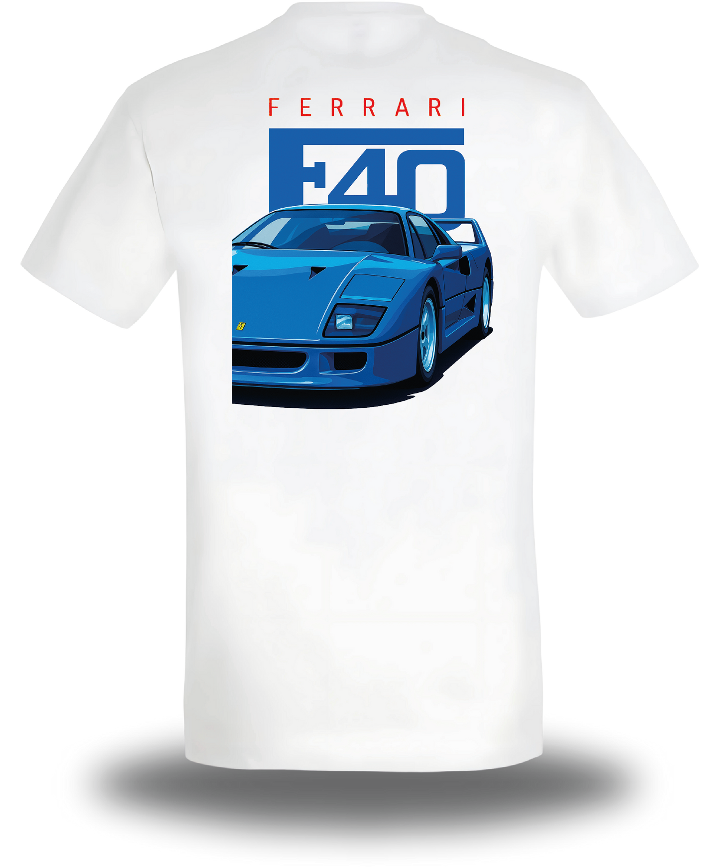 T-Shirt Ferrari Bleu