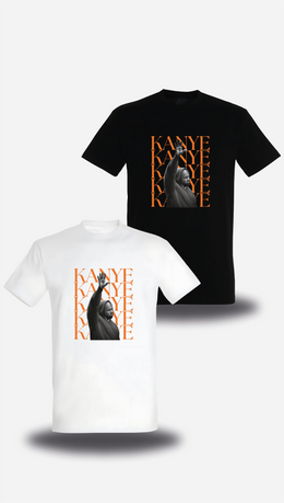 T-Shirt Kanye West - Concert Orange Vélodrome