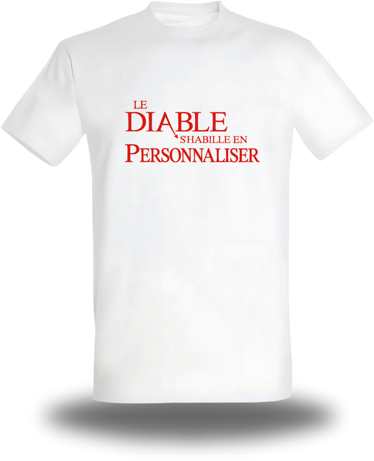 T-shirt Le Diable s'habille en Prada personnalisable