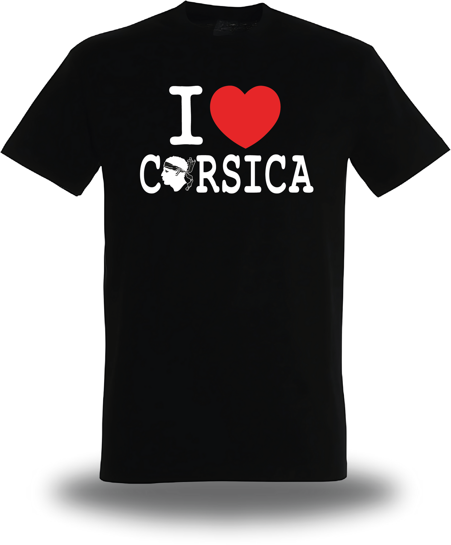 T-Shirt Love Corsica - Tête de Maure