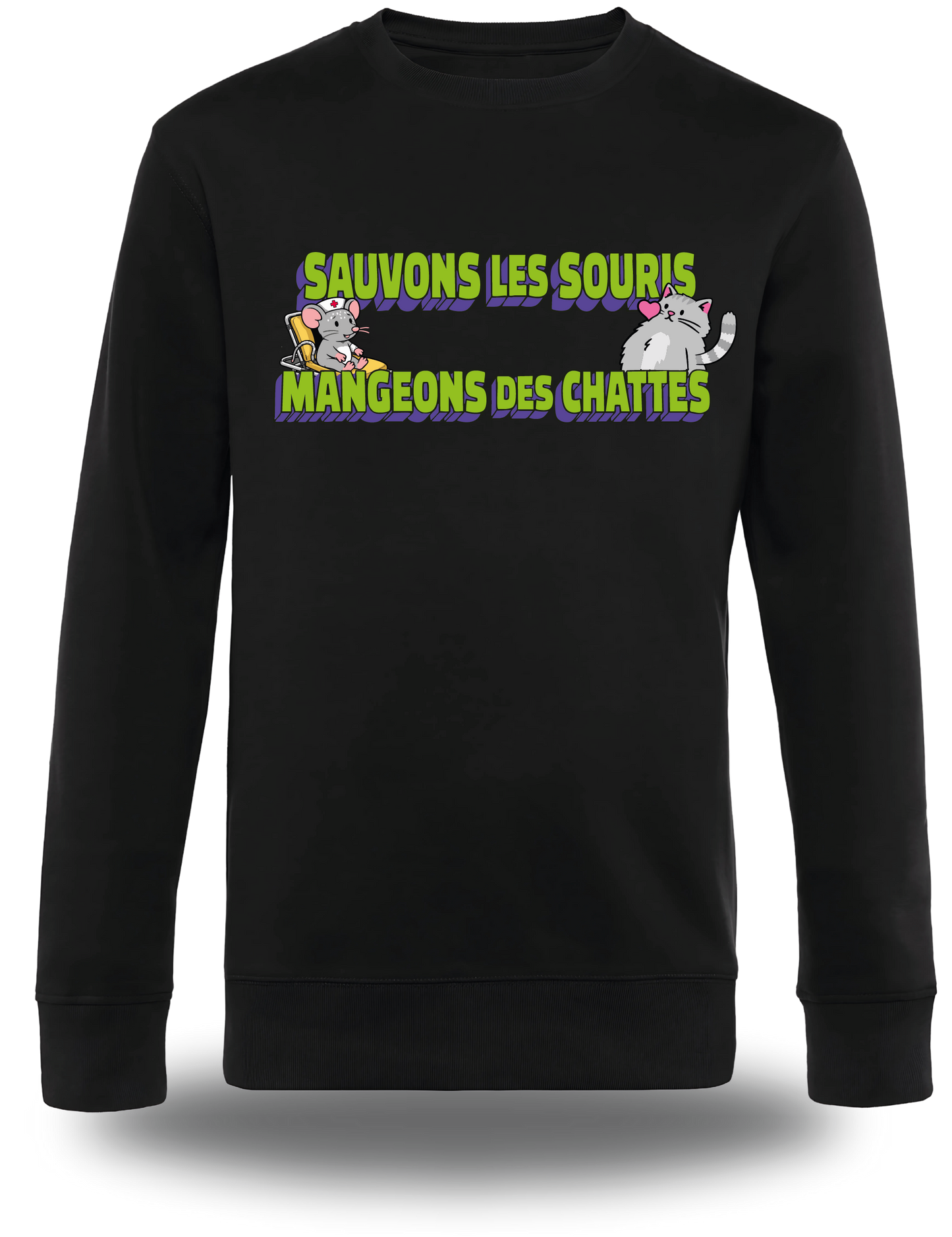 T-shirt Sauvons les Souris, Mangeons des Chattes
