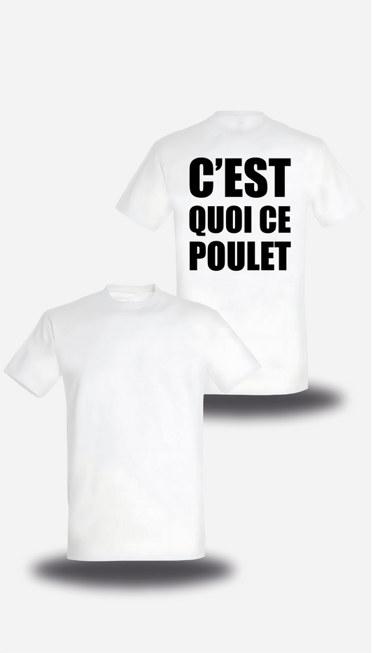 T-Shirt Mister V - C'est quoi ce poulet