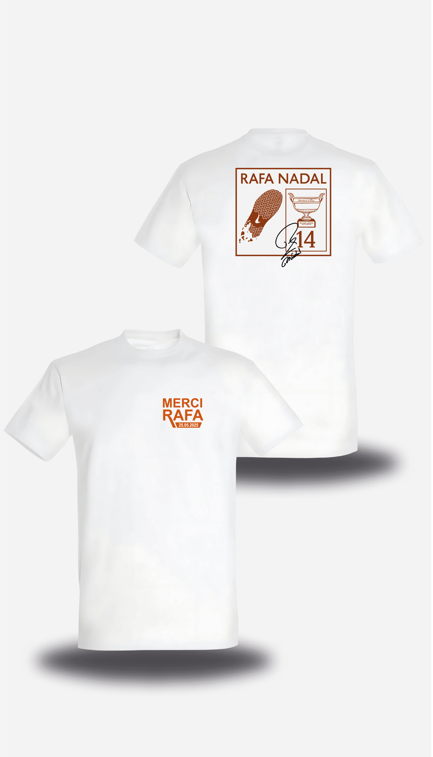 T-Shirt Rafael Nadal Plaque Roland-Garros