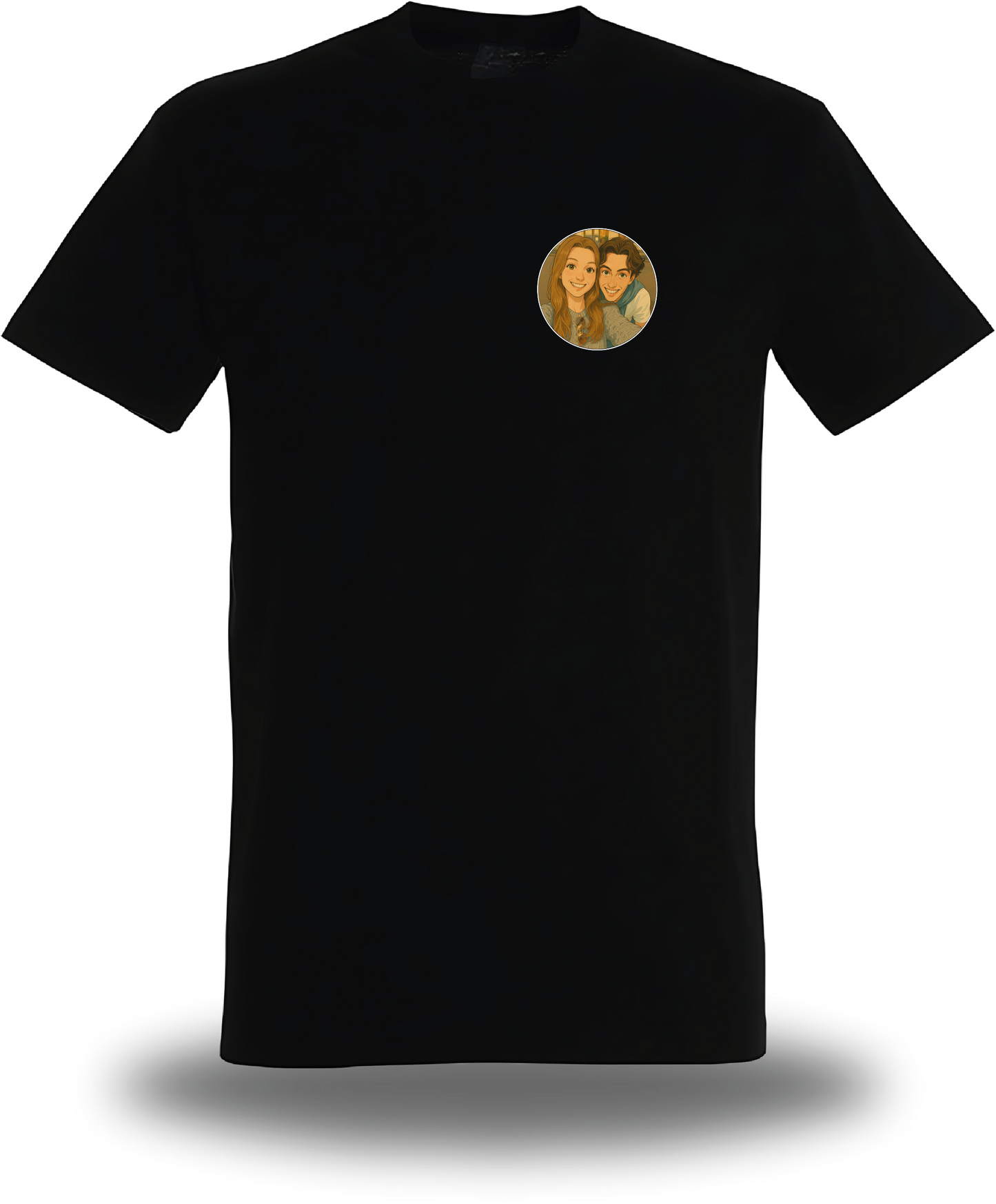 Camiseta personalizada con foto estilo Ghibli