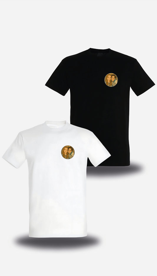 Custom Ghibli style photo t-shirt