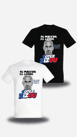T-shirt Zidane 2026 - Votez Zizou