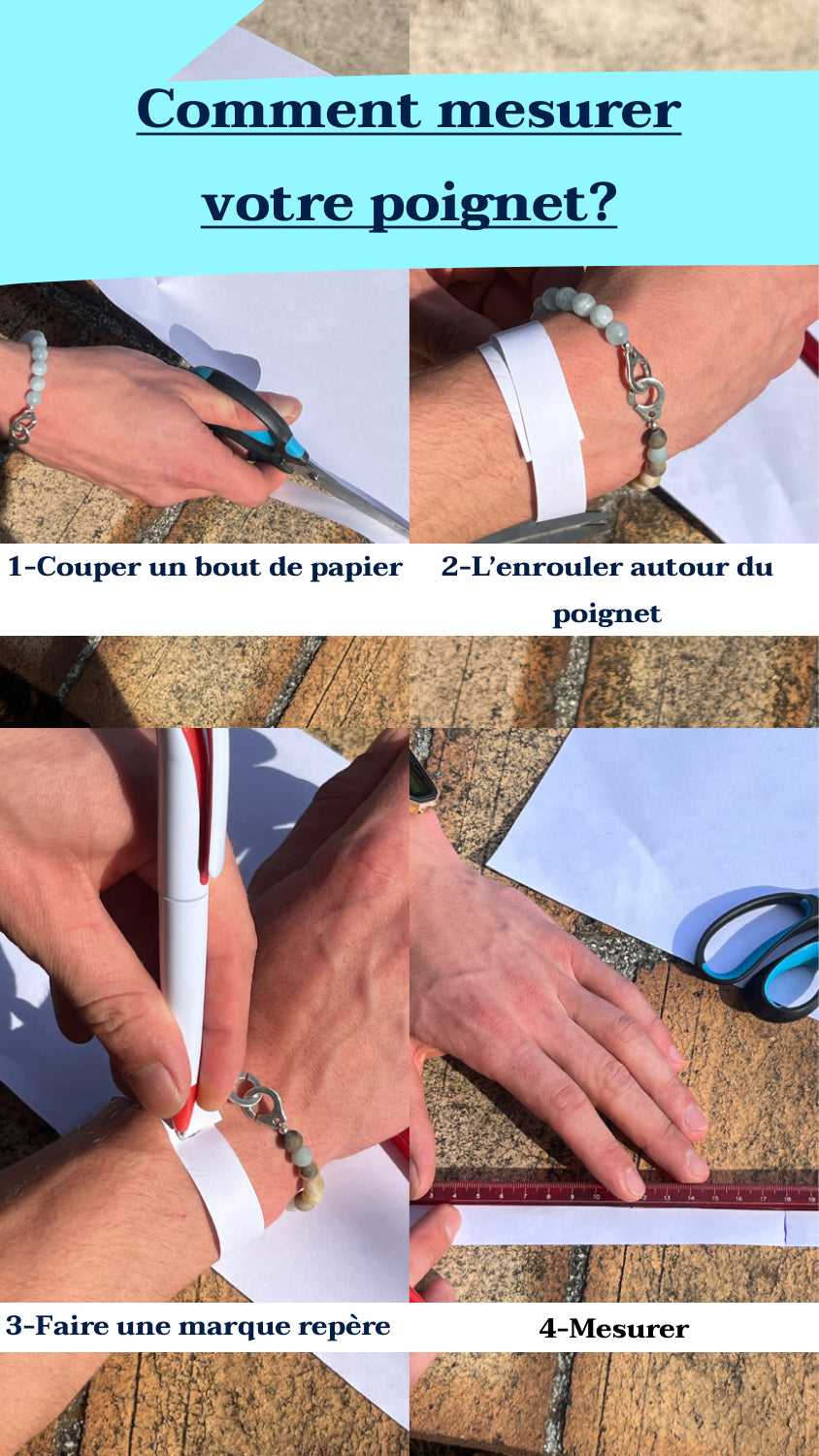 Bracelets pierres naturelles "Toucy" Aigue-Marine X Amazonite Brut