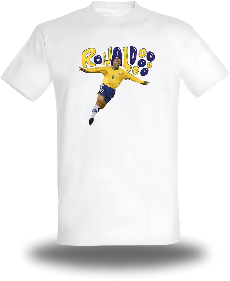 t-shirt ronaldo blanc homme football