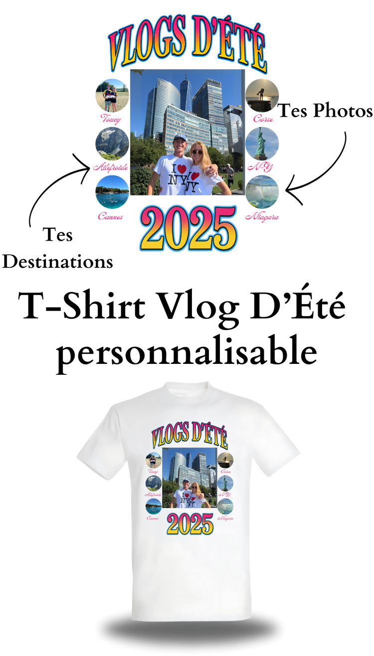 T-shirt Couple Personnalisé