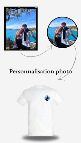 T-shirt personnalisé photo
