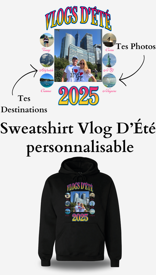 Sweatshirt Vlog d'Août Lena Situations - personnalisable
