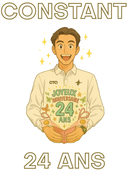 T-Shirt Anniversaire personnalisé