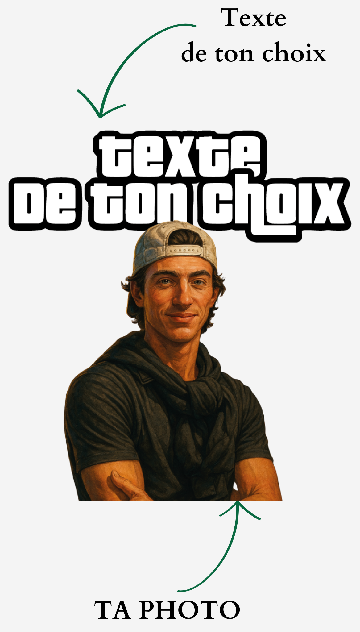 T-Shirt GTA personnalise - Grand Theft Auto