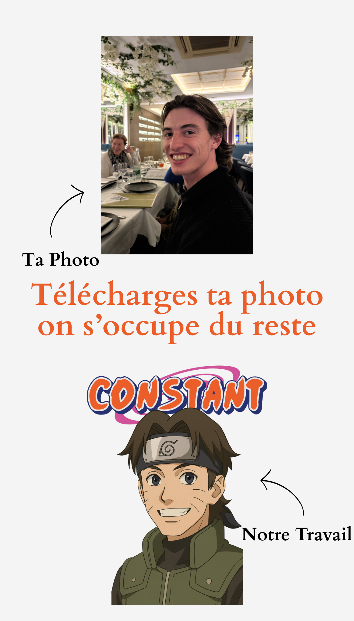 T-Shirt Naruto personnalise