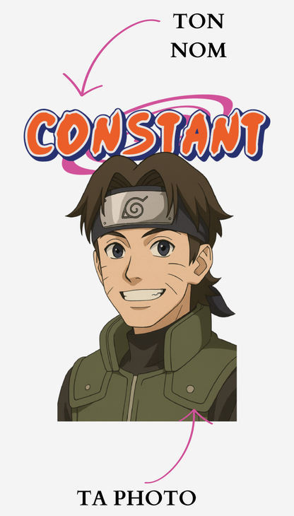 T-Shirt Naruto personnalise