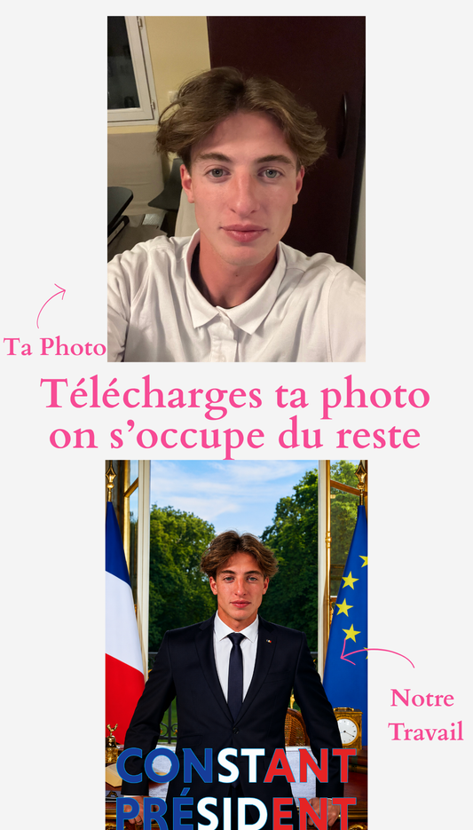 T-shirt personnalisé Président