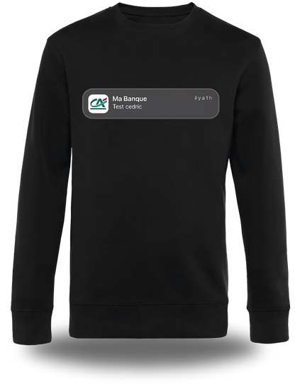 Sweatshirt test Cédric - Crédit Agricole