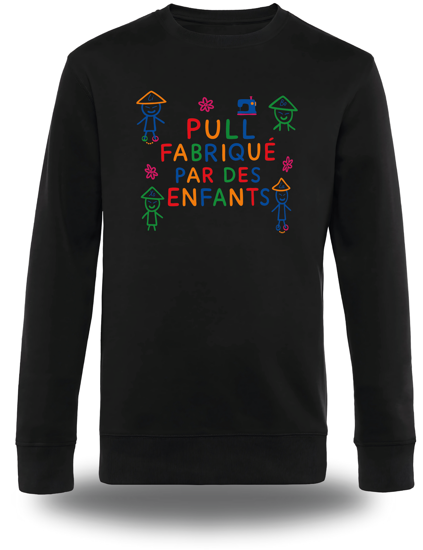 Sweatshirt Fabriqué par des Enfants Humour