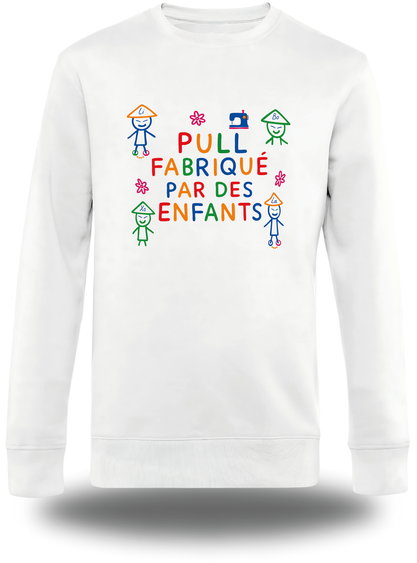 Sweatshirt Fabriqué par des Enfants Humour