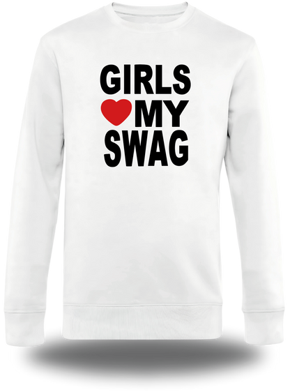 Sweatshirt Girls Love My Swag