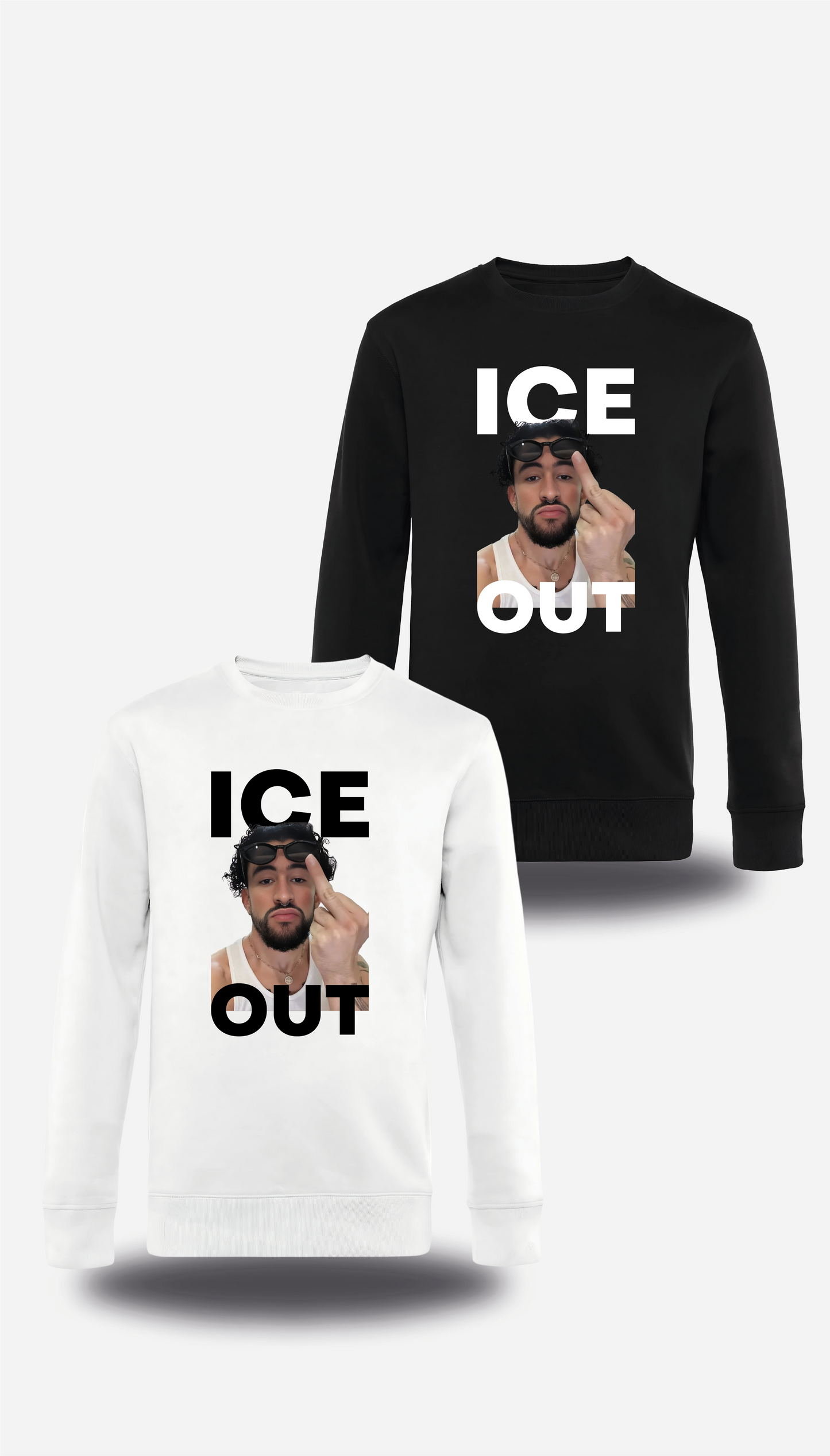 Sweatshirt ICE OUT Bad Bunny