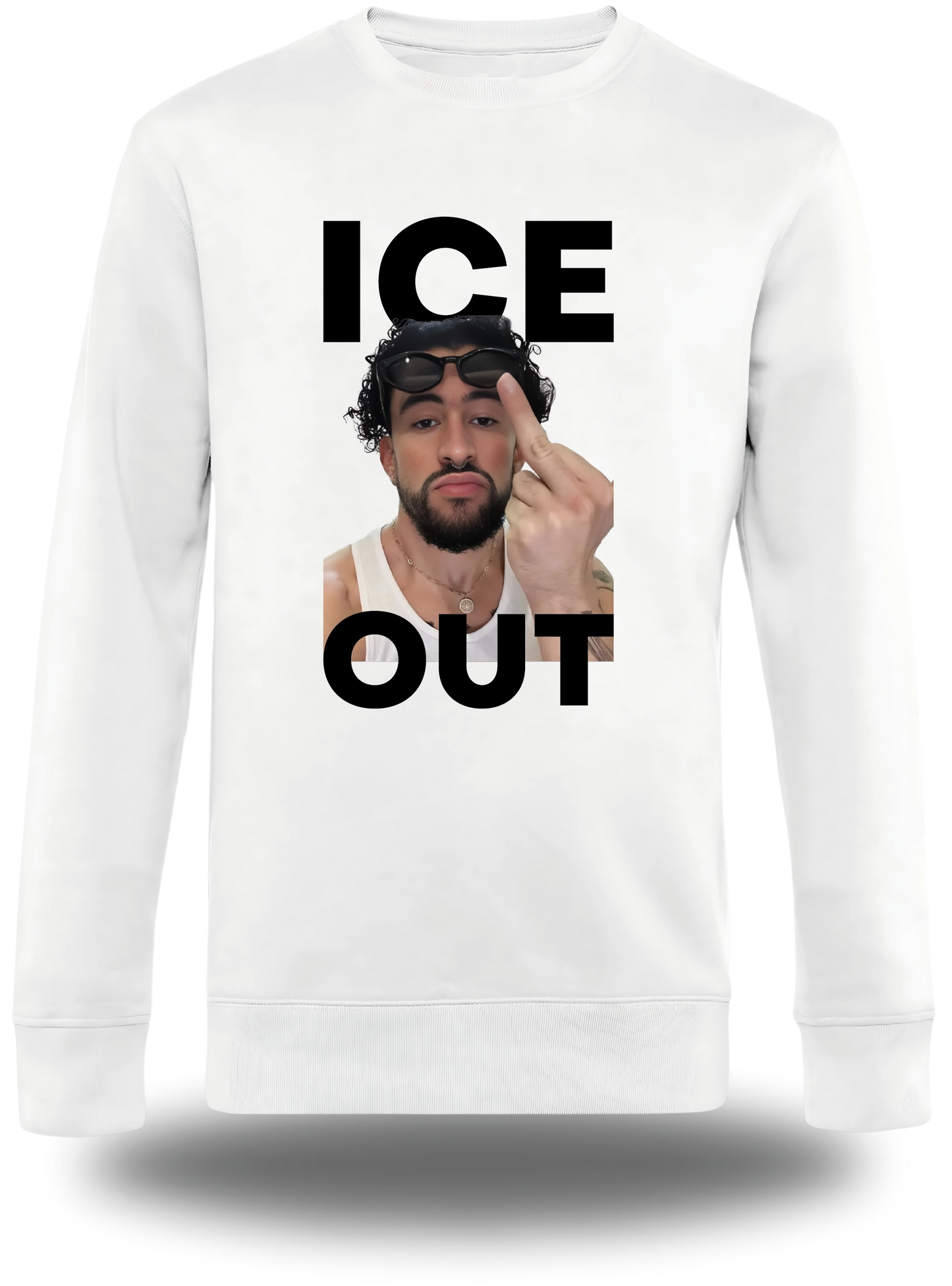 Sweatshirt ICE OUT Bad Bunny