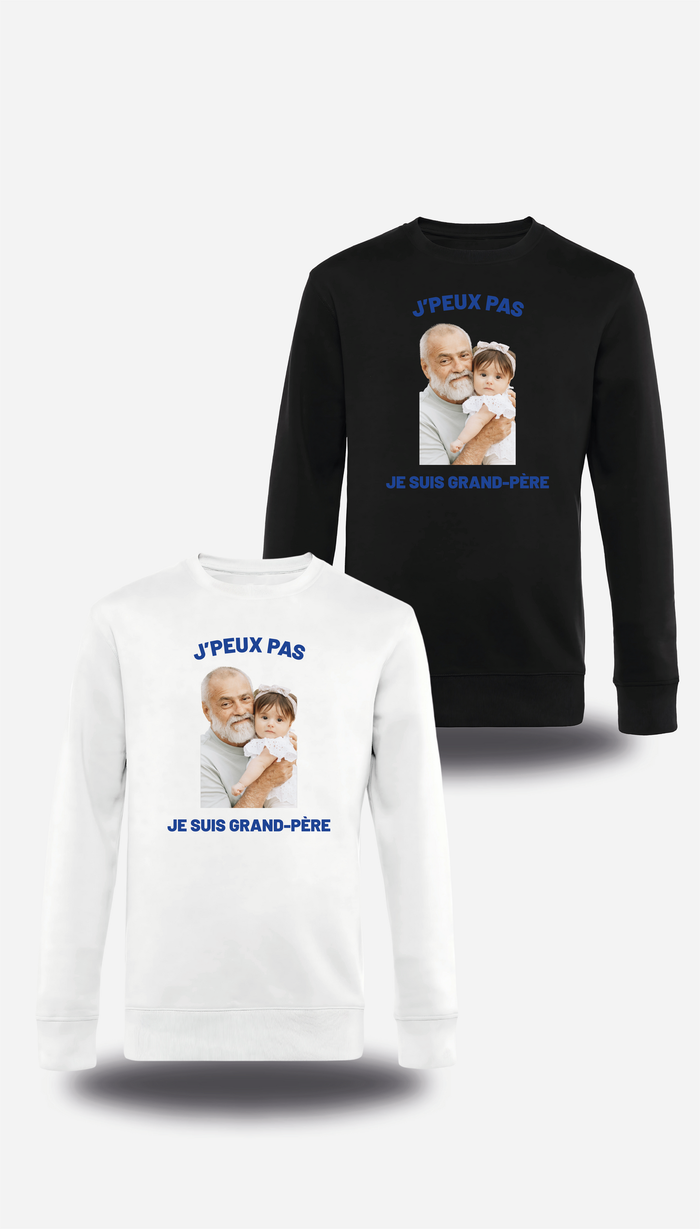 Sweatshirt Grand-Père personnalisé - J'peux pas je suis grand-père