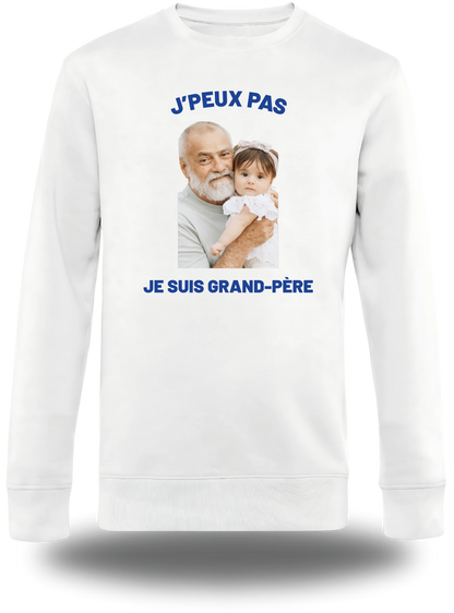 Sweatshirt Grand-Père personnalisé - J'peux pas je suis grand-père