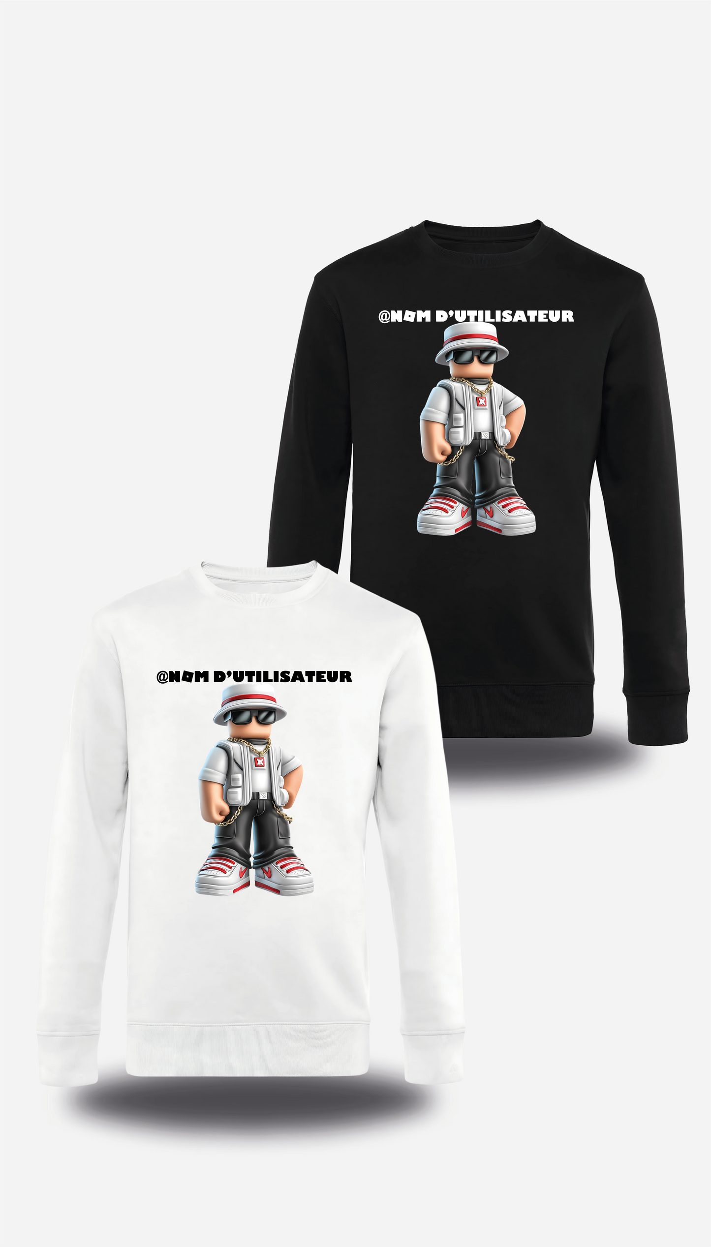 Sweatshirt Roblox personnalisable Skin