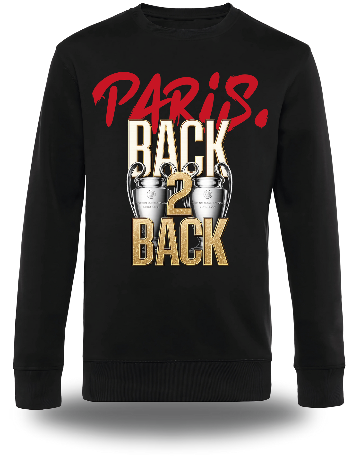 Sweatshirt PSG Back 2 Back Champions d'Europe