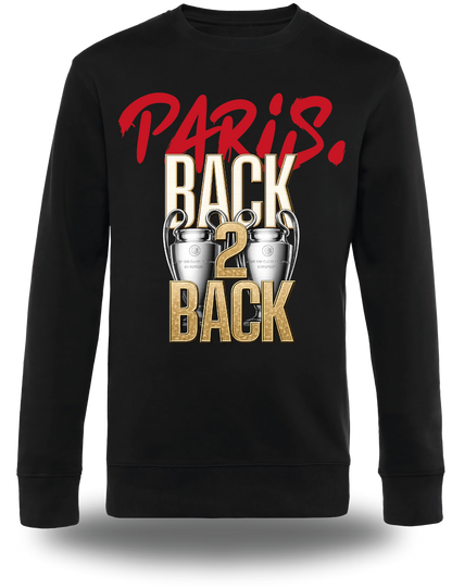 Sweatshirt PSG Back 2 Back Champions d'Europe